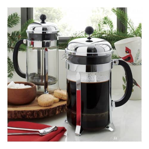 Купить Френч-пресс Bodum Chambord, хром, 1,5 л по низкой цене