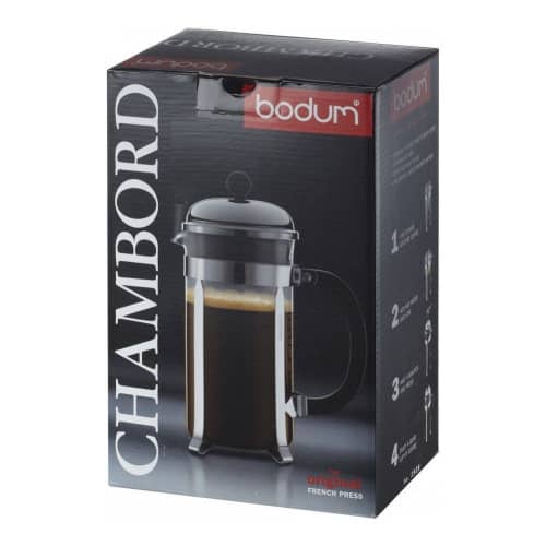 Купить Френч-пресс Bodum Chambord, хром, 1,5 л по низкой цене