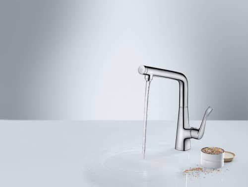 Купить Смеситель Hansgrohe Metris Select для кухни 14883800 по низкой цене