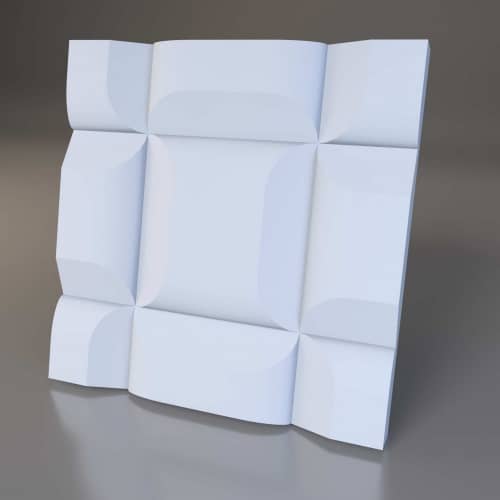 3D панель стеновая Relieffo Soft 038 из пенополиуретана 600x600x30 мм