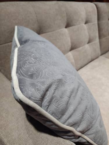 Купить Подушка Valles №5 декоративная микровелюр светло-голубой 45x45 см, 3 шт. по низкой цене