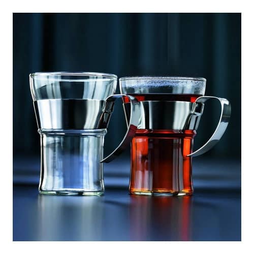 Купить Набор кружек (2 штуки) BODUM Assam, 0.35л, цвет хром по низкой цене