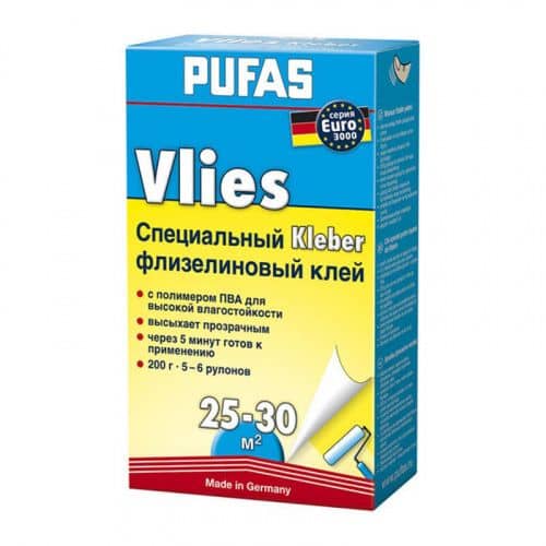 Клей для обоев PUFAS Euro 3000 Vlies Kleber флизелиновый