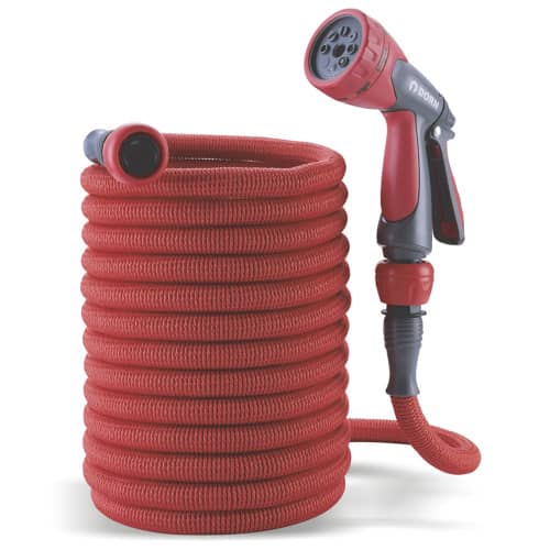 Купить Шланг садовый растягивающийся от 7 до 22 м + пистолет распылитель DORN по низкой цене