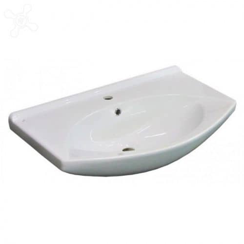 Купить Раковина Dreja мебельная Q 70 белая 185х650 мм по низкой цене