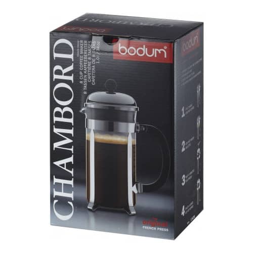 Купить Френч-пресс Bodum Chambord, хром, 0,35 л по низкой цене