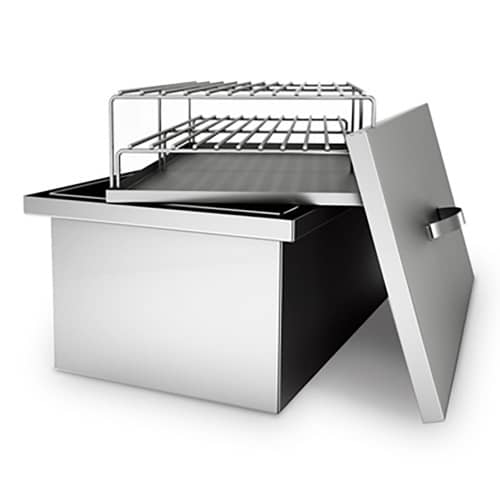 Купить Коптильня Grillux Smoky Proof двухъярусная с гидрозатвором по низкой цене