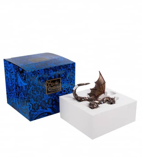 Купить Статуэтка Veronese Дракон с шаром в стиле стимпанк по низкой цене