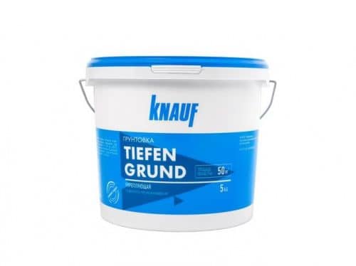 Купить Грунтовка Knauf тифенгрунд универсальная глубокого проникновения 5 кг по низкой цене