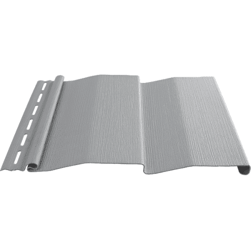 Купить Сайдинг Tecos Ardennes Корабельный брус, виниловый, серый, 3660х230 мм для наружной отделки дома по низкой цене