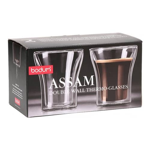 Купить Набор термобокалов (2 штуки) BODUM Assam, 0.22л, цвет прозрачный по низкой цене