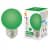 Купить Лампа Volpe Décor Color светодиодная Green RGB 3 Вт по низкой цене