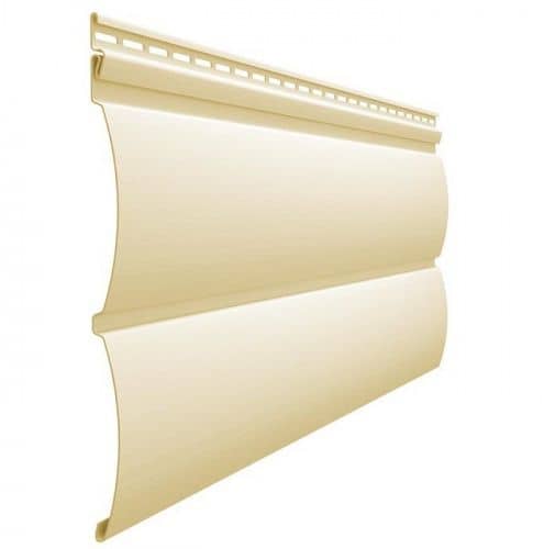 Купить Сайдинг Docke Premium Блок-хаус D4.7T Банан, виниловый, 3660 мм для наружной отделки дома по низкой цене