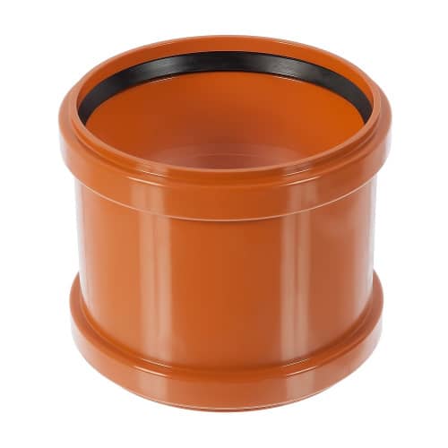 Купить Муфта Кубаньтехнопласт проходная для наружной канализации по низкой цене