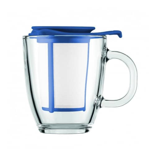 Купить Набор кружка и фильтр Bodum YO-YO, 0.35л, цвет деним по низкой цене