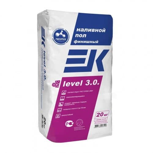 Финишный наливной пол ЕК LEVEL 3.0