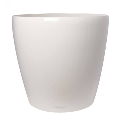 Купить Кашпо пластик Lechuza Classico white high gloss 43x40 см по низкой цене