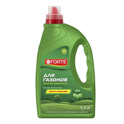 Купить Удобрение для газона Bona Forte 1,5 л по низкой цене
