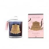 Купить Свеча Cote Noire Petal De Rose в черном стаканчике с золотым декором, 185 г по низкой цене
