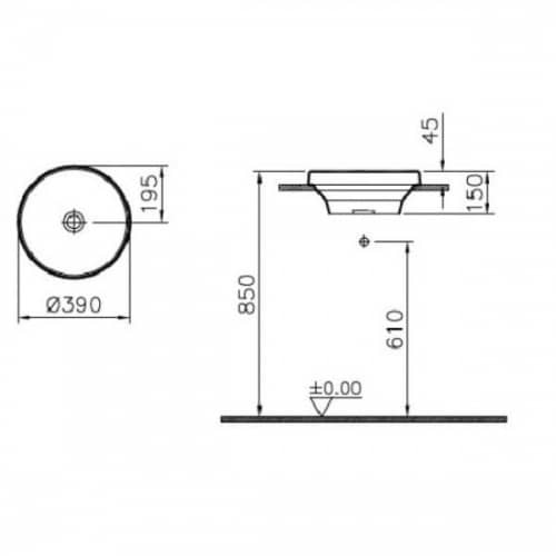 Купить Раковина VitrA Frame 5651B403-0016 по низкой цене