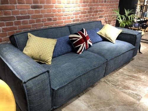 Купить Диван Карат-Мебель Кёльн прямой с кантом по низкой цене