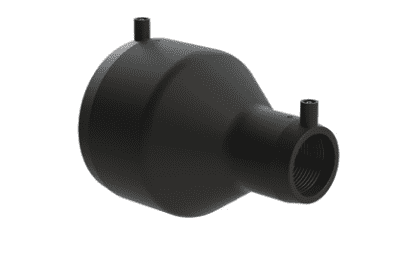 Купить Переход электросварной с закладными нагревателями редукционный ПЭ 100 (из полиэтилена) ПОЛИПЛАСТИК диаметр 25-315 мм, SDR 11 по низкой цене