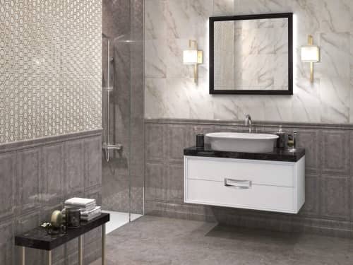 Купить Плитка Kerama Marazzi Гран Пале 6342 серый 25х40 см по низкой цене