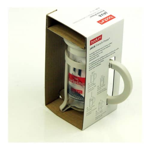 Купить Френч-пресс Bodum Java белый, 0,35 л по низкой цене