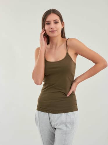 Купить Топ Basic Piazza Italia 25298 оливковый по низкой цене