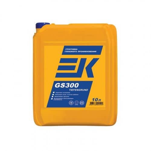 Купить Грунтовка ЕК GS300 TIEFENGRUND FROST улучшенная глубокого проникновения 10 л по низкой цене
