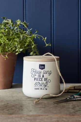 Купить Веревка Burgon & Ball Stone Garden Suppliers джутовая в декоративной банке по низкой цене