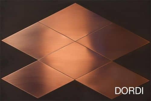 Металлическая плитка Dordi Веста медная