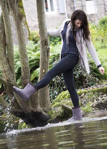 Купить Угги Blackfox Cheyenne резиновые, серо-бежевые по низкой цене