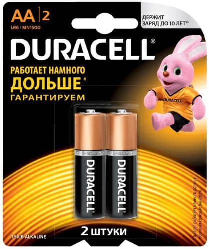 Купить Элемент питания Duracell LR6-2BL BASIC NEW по низкой цене