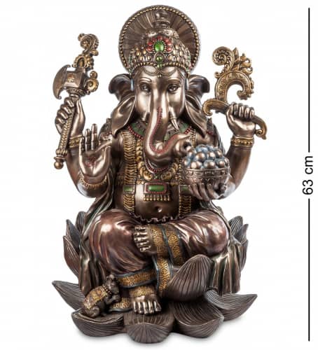 Купить Статуэтка Veronese Ганеш - бог мудрости и благополучия WS-605 по низкой цене