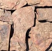 Купить Плитка Дракон из дикого камня, красная, 2-4 см по низкой цене