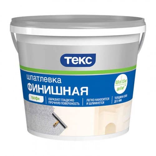 Купить Шпатлевка ТЕКС Профи финишная 1,5 кг по низкой цене