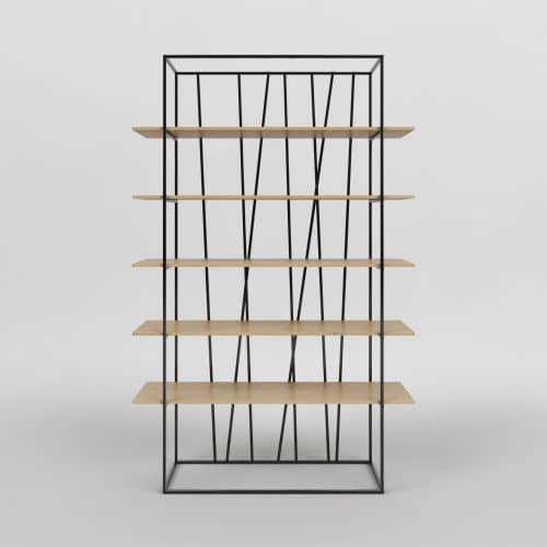 Купить Стеллаж Лофт Valles 220х160х34 см по низкой цене