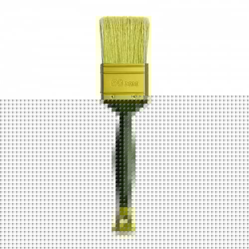 Купить Кисть Варяг плоская, натуральная, светлая щетина, 50 мм по низкой цене
