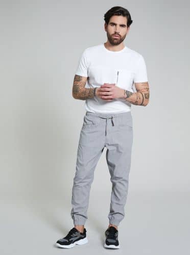 Купить Штаны Piazza Italia Loose Fit светло-серые по низкой цене