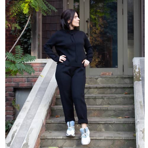 Купить Костюм Lara JS-2001 черный по низкой цене