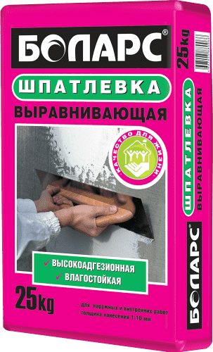 Купить Шпатлевка Боларс Выравнивающая 25 кг по низкой цене