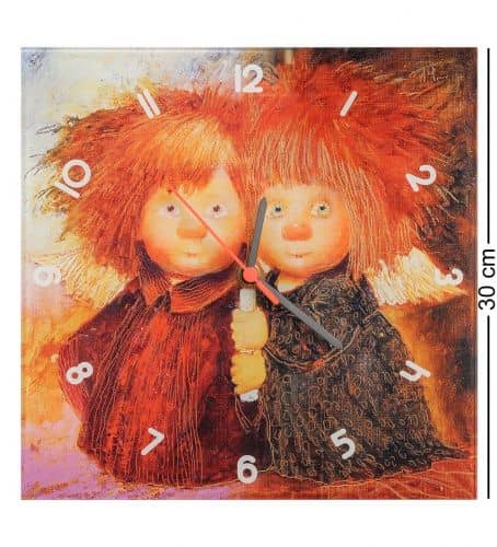 Купить Часы Artangels Ангелы домашнего очага, 30х30 см по низкой цене