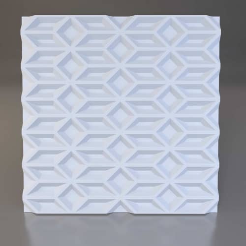 3D панель стеновая Relieffo Albite 010 из пенополиуретана 600x600x30 мм