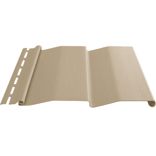 Купить Сайдинг Tecos Ardennes Корабельный брус Жемчуг, виниловый, 3660х230 мм для наружной отделки дома по низкой цене