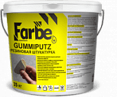 Купить Штукатурка FARBE GummiPutz резиновая по низкой цене