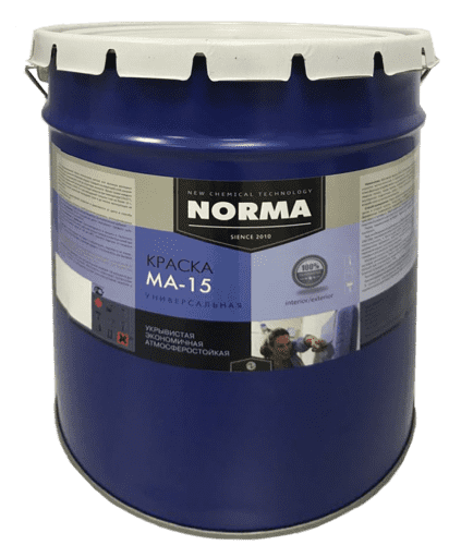 Купить Эмаль NOVOCOLOR ПФ-115 НОРМА литография серая 6 кг по низкой цене