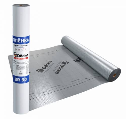 Купить Пленка Docke BR 90 пароизоляционная с теплоотражающим слоем, 70 м2 по низкой цене