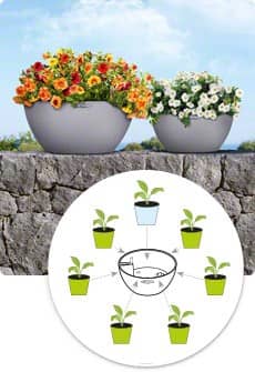 Купить Кашпо Lechuza Cubeto Color 30 см по низкой цене