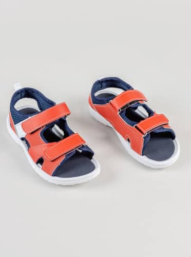 Купить Сандалии Piazza Italia сине-красные по низкой цене